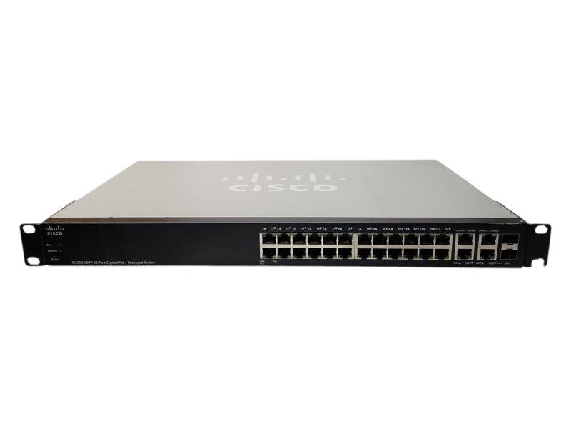 Cisco SG300-28PP-K9 V03 | 28-Port Gigabit PoE+ Managed Switch | 2x SFP