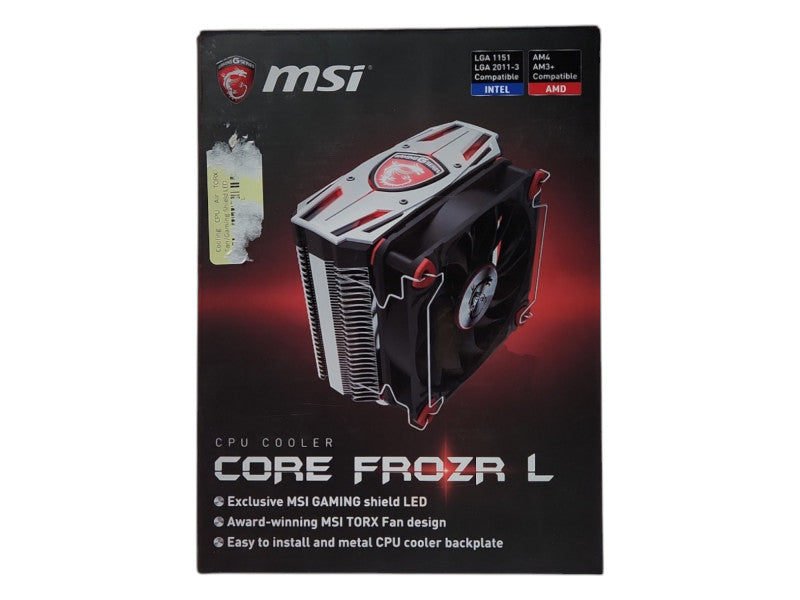 *NEW OPEN BOX* MSI Core FROZR L TORX Design 120mmCPU fan FN1065 Core FROZR L