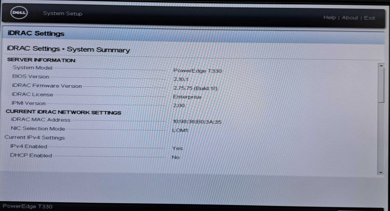 Dell PowerEdge T330 | Xeon E3-1225 v5 @3.30GHz, 16GB DDR4, H330 RAID