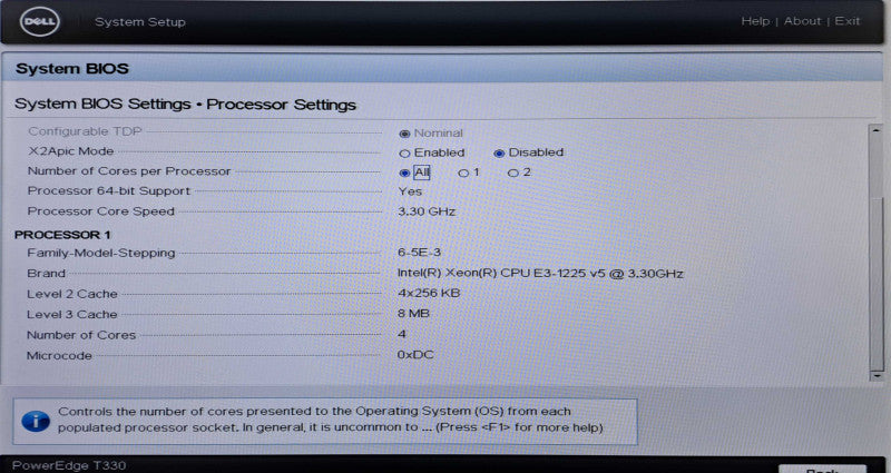 Dell PowerEdge T330 | Xeon E3-1225 v5 @3.30GHz, 16GB DDR4, H330 RAID
