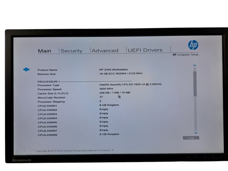 HP Z440 Workstation | Xeon E5-1620 v3 @ 3.50GHz, 16GB DDR4, No GPU/HDD