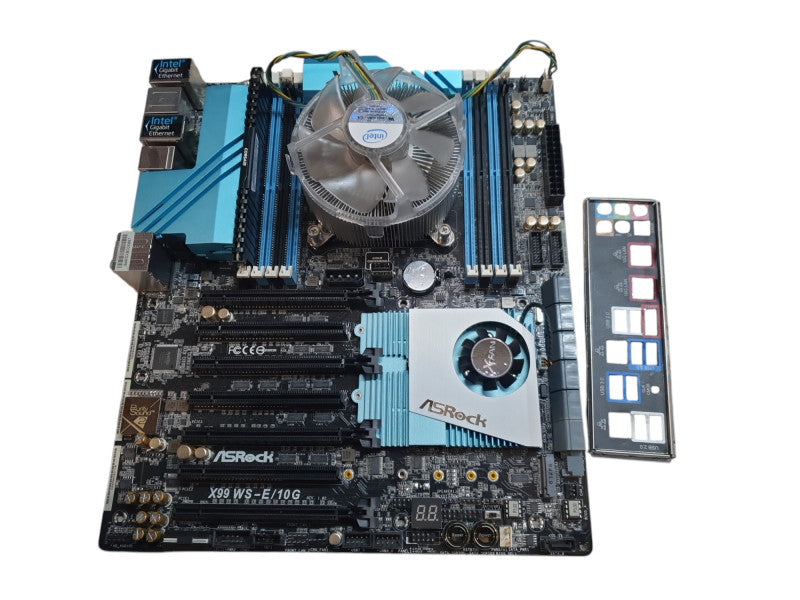 ASROCK X99 WS-E/10G LGA 2011-3, i7-6800K @ 3.40GHz, 16GB DDR4, w/ I/O