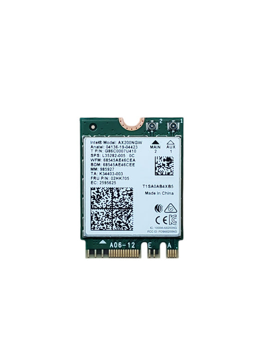 Intel AX200NGW | M.2 Wireless Network Card | G86C0007U410