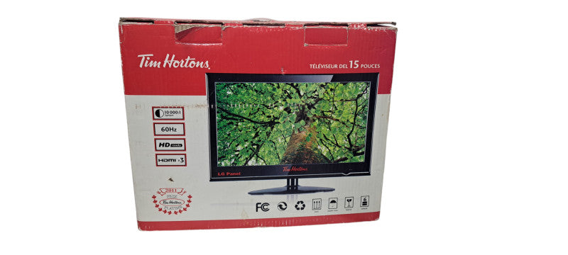 Tim Hortons LG 15 inch LED Panel TV Platinum Award