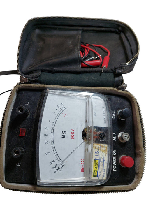 Vintage Insulation Tester Transistorized  Q=