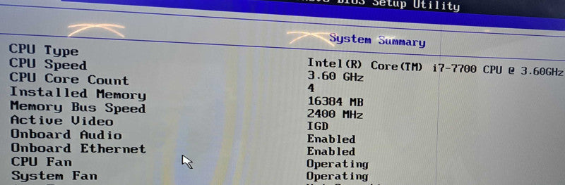 Full PC Setup: i7-7700 CPU|16GB RAM| 1TB Storage|24" Monitor | Mouse Keyboard