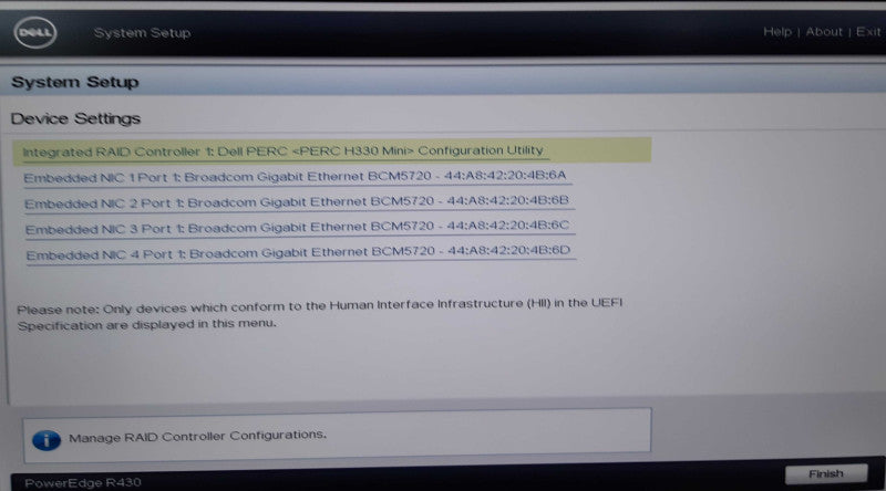 PowerEdge R430, Xeon E5-2623 v3 @3GHz , 16GB ECC DDR4, 2x PSU, H330m, No HDD