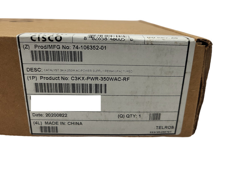 Brand New Cisco C3KX-PWR-350WAC-RF Power Supply $