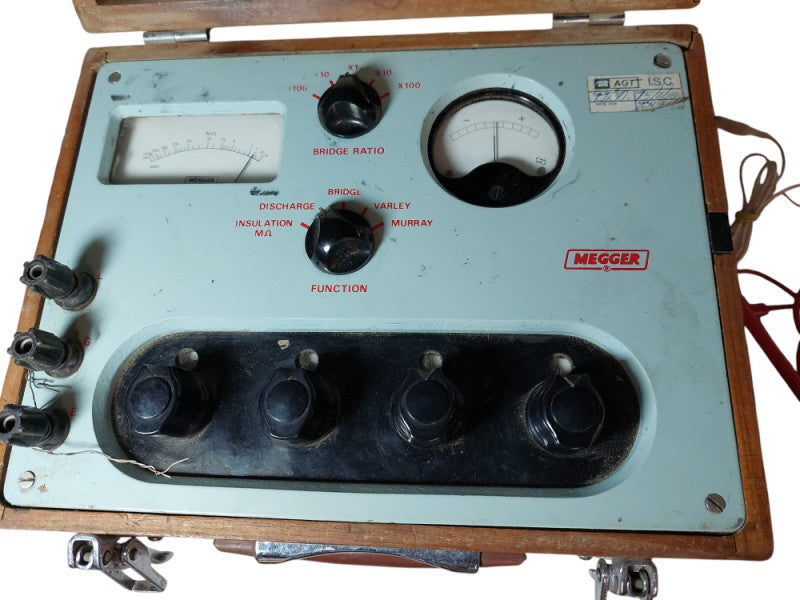 Vintage Megger Instruments Bridge Testing Set BR3 Made in England  =
