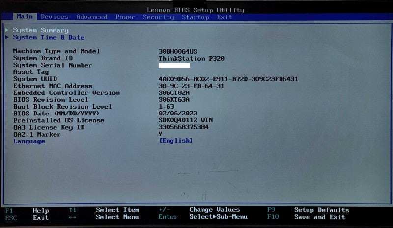 Lenovo ThinkStation P320, Xeon E3-1240 v6 3.70GHz, 16GB RAM, No HDD, NAV 310