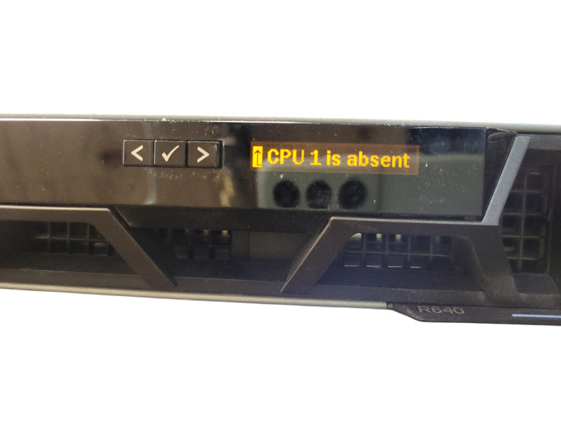 Dell PE R640 1U Server BareBone w/ 2x Heatsink, 2x 750W PSU, No CPU/RAM READ  Q$