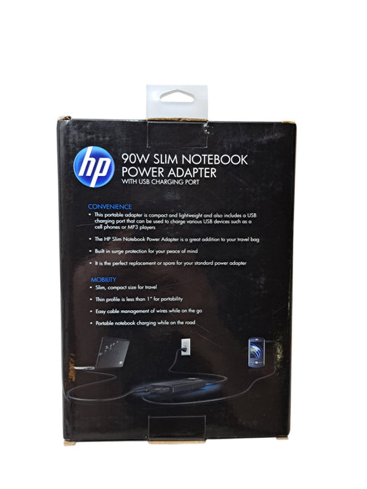 (New) HP 90W Slim Notebook Power Adapter