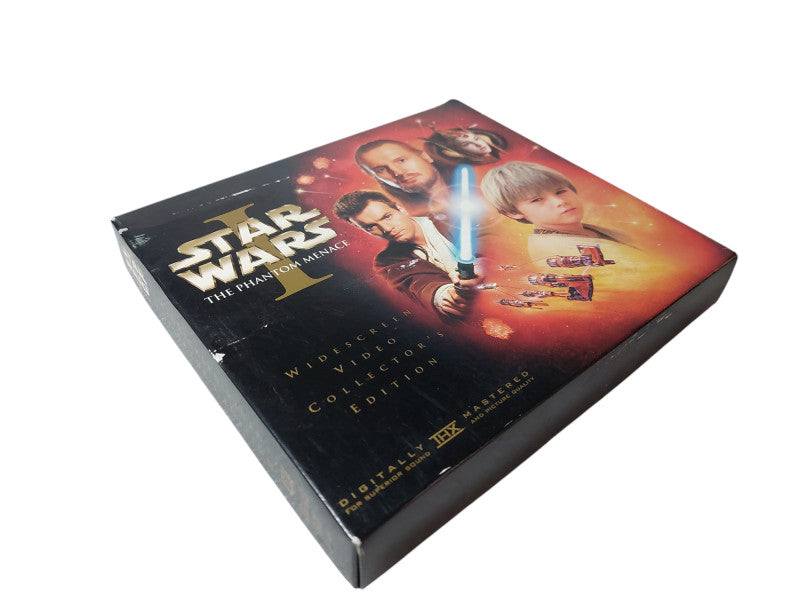 Star Wars 1 The Phantom Menace VHS Widescreen Video Collectors Edition =
