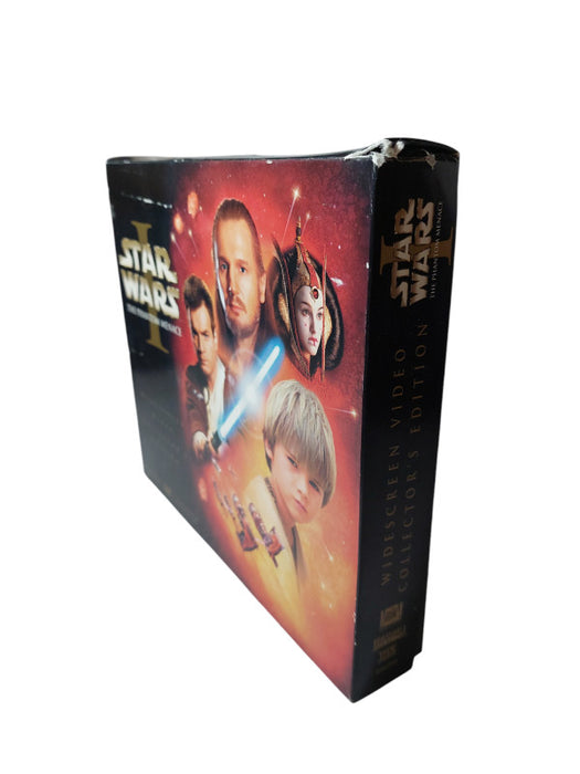 Star Wars 1 The Phantom Menace VHS Widescreen Video Collectors Edition =
