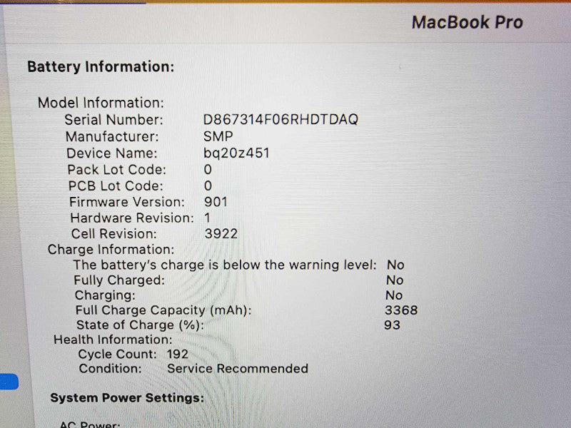 Apple Macbook Pro 2017 13" 2-Core i7-7567U @ 3.5GHz 16GB DDR3 1TB SSD (