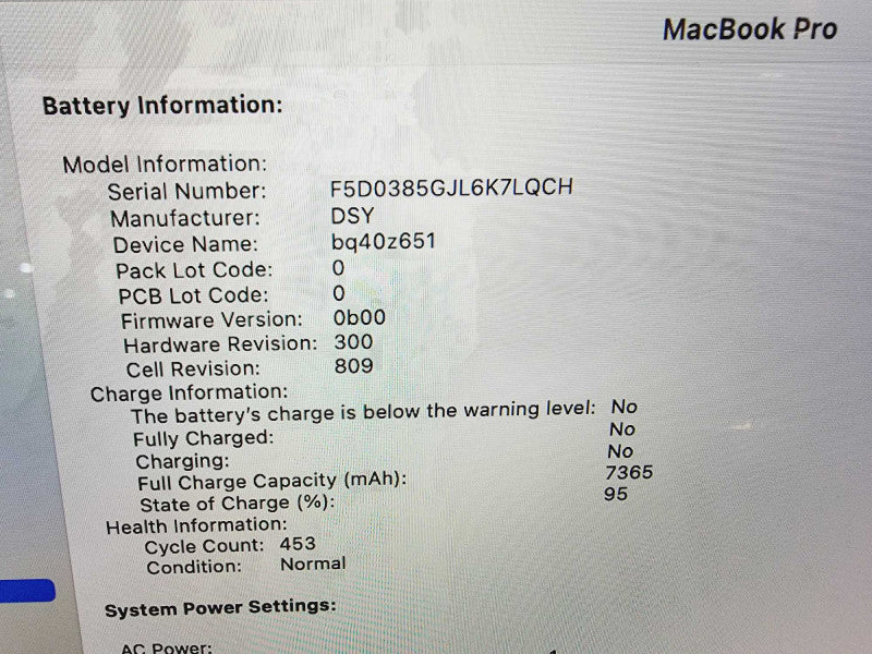 Apple Macbook Pro 2019 16" 8-Core i9-9880H @ 2.3GHz 16GB DDR4 1TB SSD  (