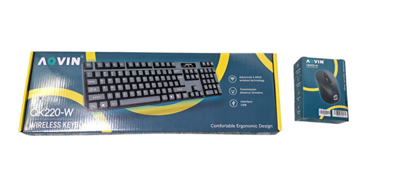 Full Wireless PC Set: i5-8500T CPU|16GB RAM|240GB SSD|Monitor|Mouse & Keyboar