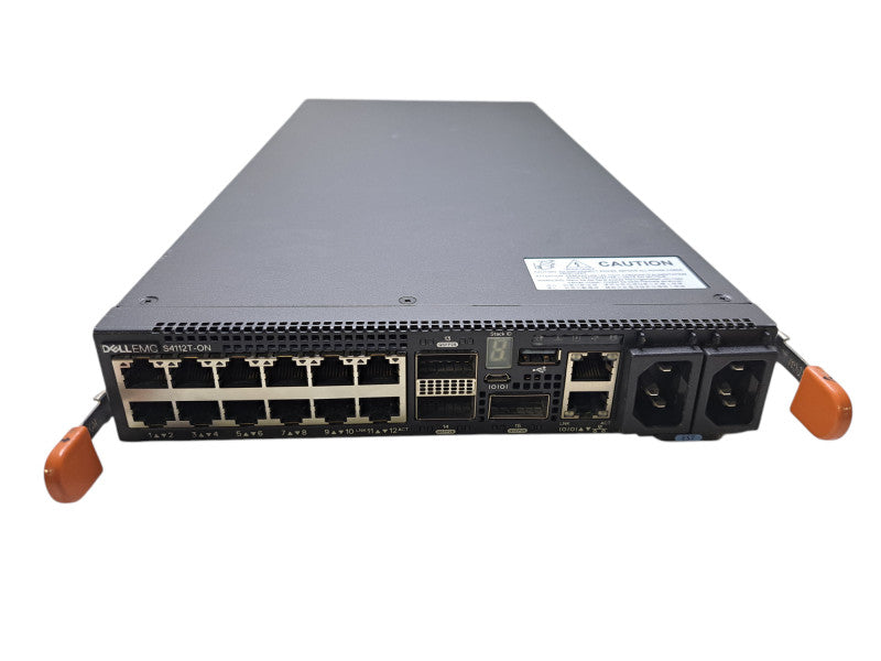 Dell EMC S4112T-ON | 12-Port 10G RJ45 + 3x 100G QSFP28 PowerSwitch w/ OS10