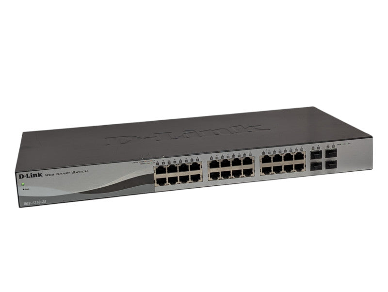 D-Link Web Smart Switch DGS-1210-28 24 Port Gigabit 4 Port SFP  -