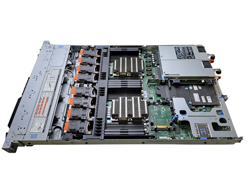 Dell PE R640 1U Server BareBone w/ 2x Heatsink, 2x 750W PSU, No CPU/RAM *READ