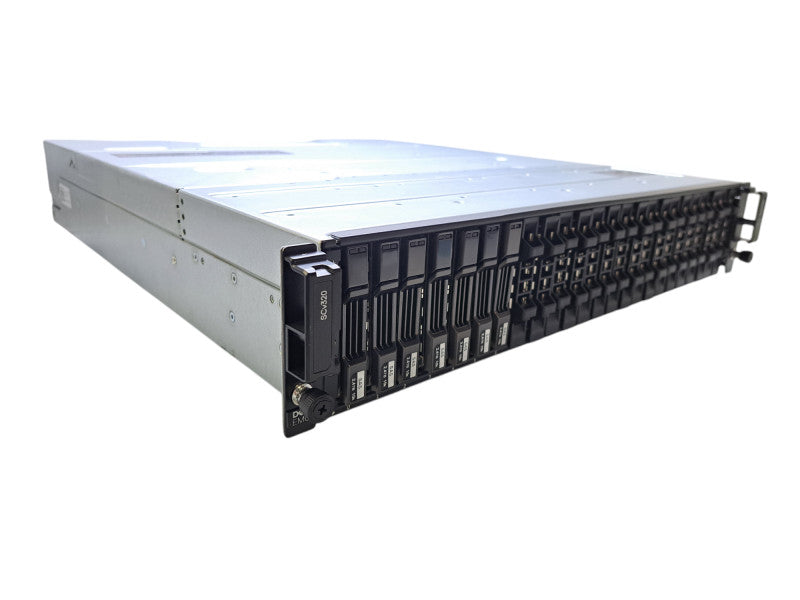 Dell Compellent SCv320 Array | 24x 2.5" Bays w/ 2x 12G SAS Controllers, 2x PSU