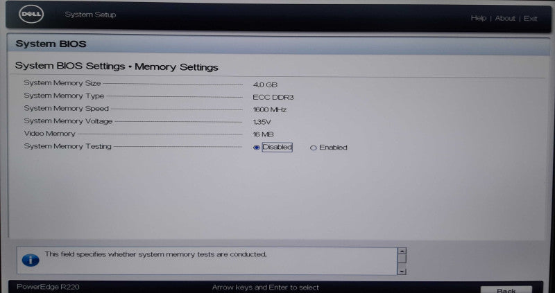 Dell PowerEdge R220 1U ,i3-4130 @3.4GHz, 4GB DDR3, 250W PSU, NO HDD  Q