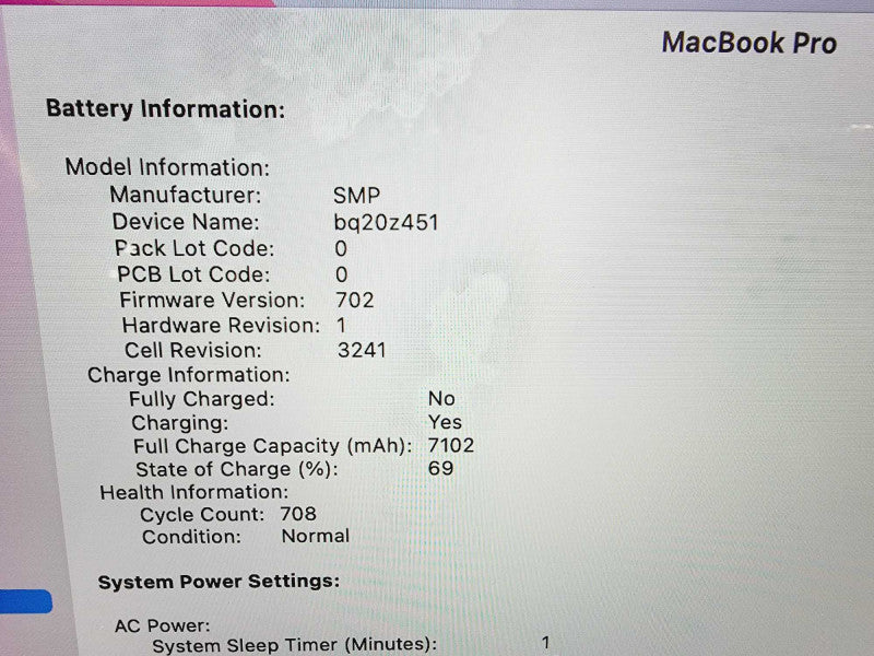 Apple Macbook Pro Retina 2015 15" 4-Core i7-4870HQ@2.5GHz 16GB DDR3 500GB SSD (