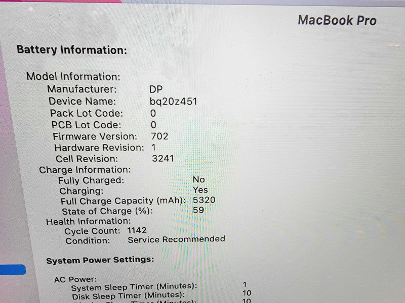 Apple Macbook Pro Retina 2015 15" 4-Core i7-4870HQ@2.5GHz 16GB DDR3 250GB SSD (