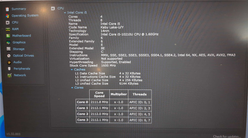 MSI Modern 14 A10M, Intel i5-10210U, 16GB RAM, 512GB SSD | READ  Lap200