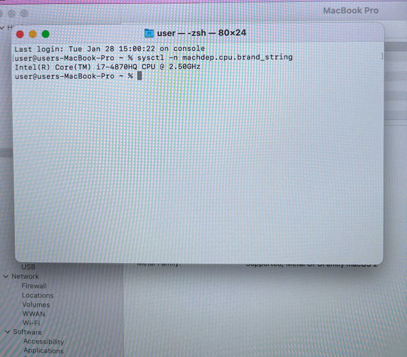 Apple MacBook Pro 15 Mid 2015 i7-4870HQ Radeon R9 M370X 16GB RAM 256SSD READ!