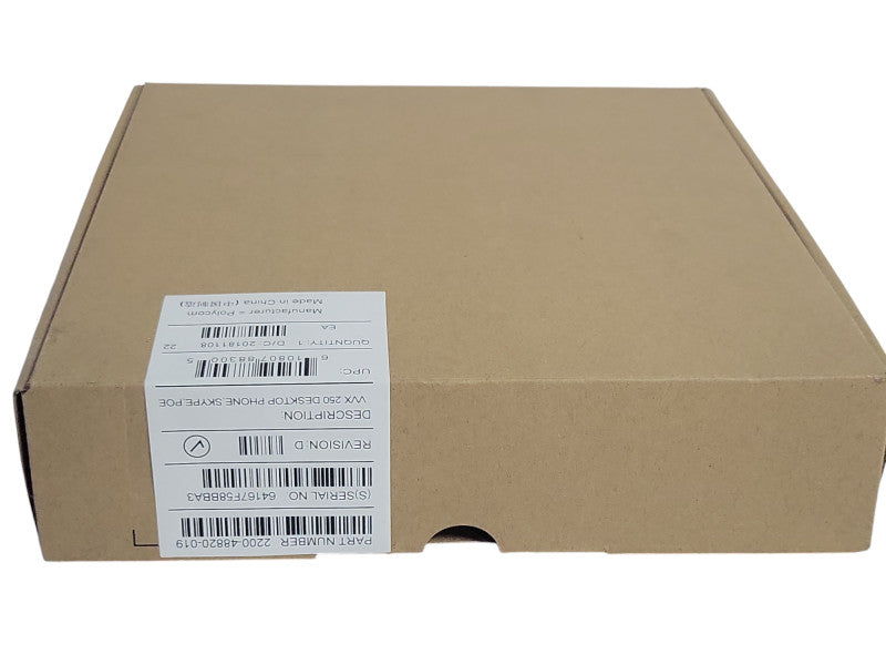 Polycom VVX 250 IP Phone (2201-48820-001) with hand set and stand _
