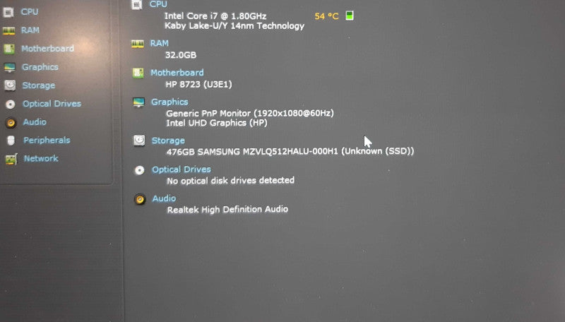 HP EliteBook 850 G7 Notebook, intel i5-10510U, 32GB RAM, 512GB SSD  | READ  Lap200
