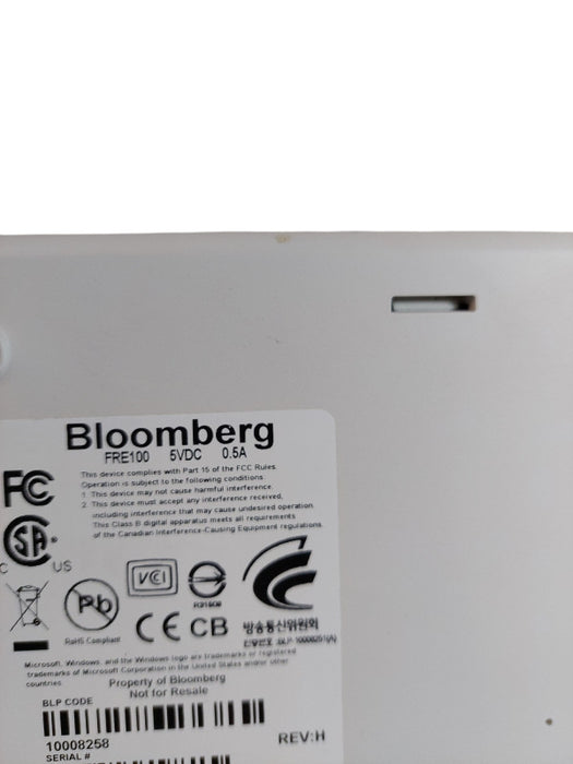 Bloomberg Model: FRE 100 - USB/PS2 Financial Trade Terminal Wired Keyboard =