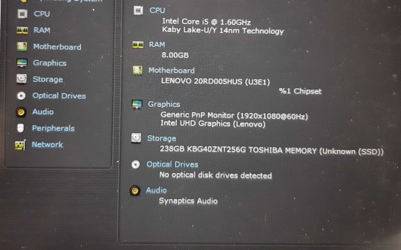 Lenovo ThinkPad E15, Intel, 16GB RAM, 512GB SSD | READ  Lap200