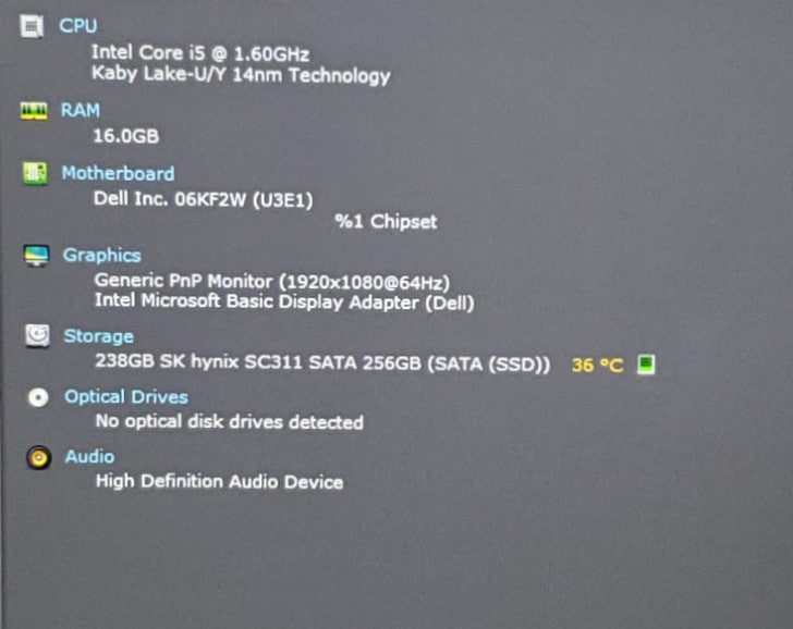 Dell Latitude 5410 | Intel Core i5-10210U | 16GB DDR4 | 256GB SSD + PWR  Lap200