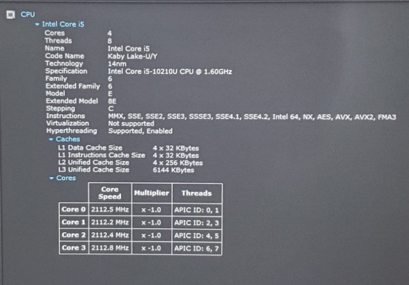 Dell Latitude 5410 | Intel Core i5-10210U | 16GB DDR4 | 256GB SSD + PWR  Lap200