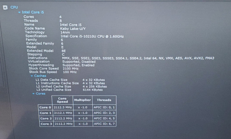 Lenovo ThinkPad L14 | Intel Core i5-10210U | 16GB DDR4 | 256GB SSD - No PWR  Lap200