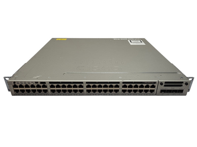Cisco WS-C3850-48F-S 48-Port Gigabit PoE+ Switch, 1x 715W PSU C3850-NM-2-10G Q$