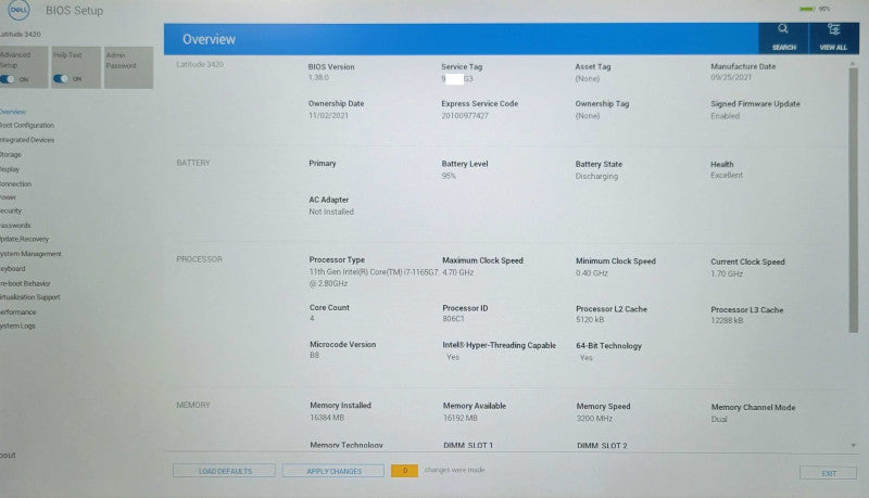 Dell Latitude 3420 Intel Core i7-1165G7 4.7GHz 16GB DDR4 256GB SSD 14" SEE _ Lap200