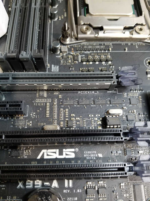 Motherboard ASUS X99-A II With Intel Core i7-6800K @3.40GHz | NO RAM | AS-IS READ