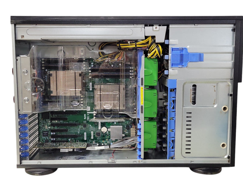 Supermicro X10DRi-T, 2x Xeon E5-2603v4 1.70GHz, 64GB DDR4, Avago 3108MR, 3.5" _