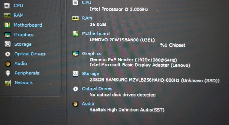 Lenovo ThinkPad T14 Gen2, intel i7-1185G7, 16GB RAM, 256GB SSD | READ  Lap200