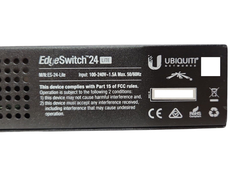 Ubiquiti Networks EdgeSwitch 24-Port Managed Gigabit Switch, ES-24-Lite