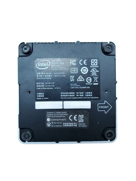 Intel NUC5i3RYK | Intel Core i5-5010U | 8GB DDR3 | No HDD
