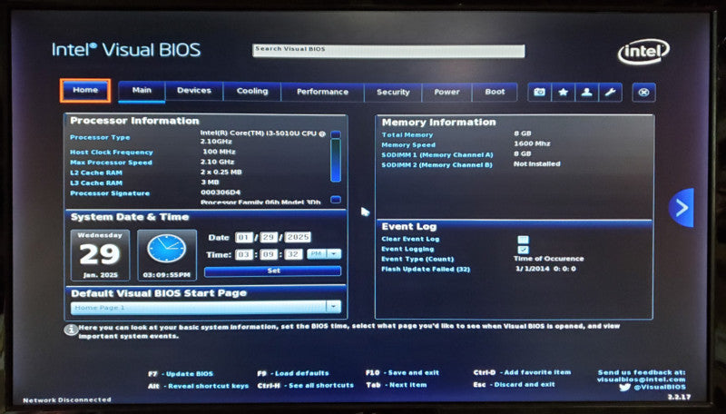 Intel NUC5i3RYK | Intel Core i5-5010U | 8GB DDR3 | No HDD