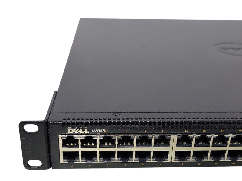 Dell N2048P 48 Port Gigabit PoE 10/100/1000 GbE 2x 10 GbE SFP+ Network Switch _