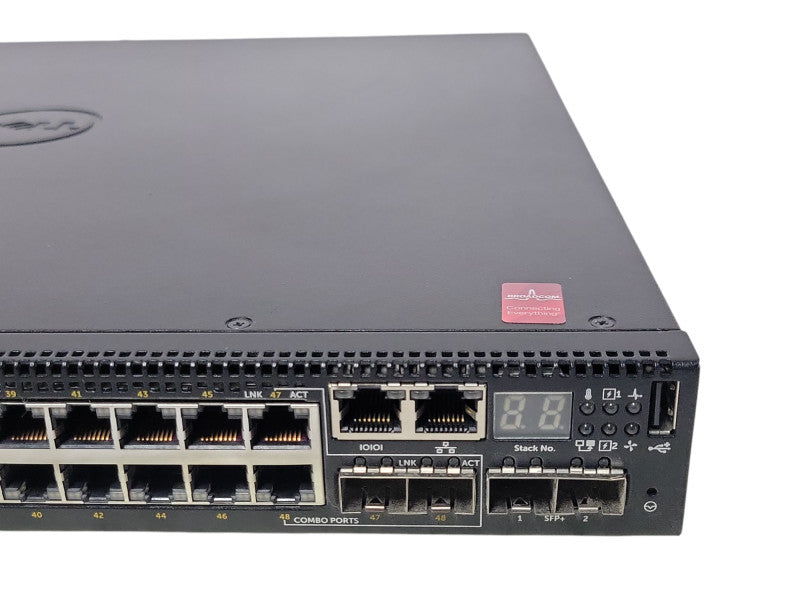 Dell Networking N3048P 48-Port PoE+ Network Switch w/ 1x Power Supply _