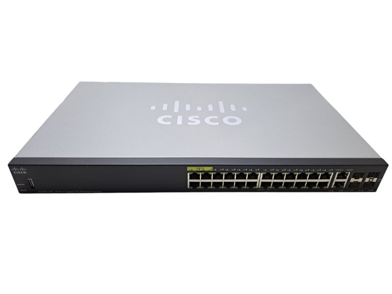 Cisco SG350-28P-K9 V03 | 28-Port Gigabit PoE Managed Switch | 4x SFP