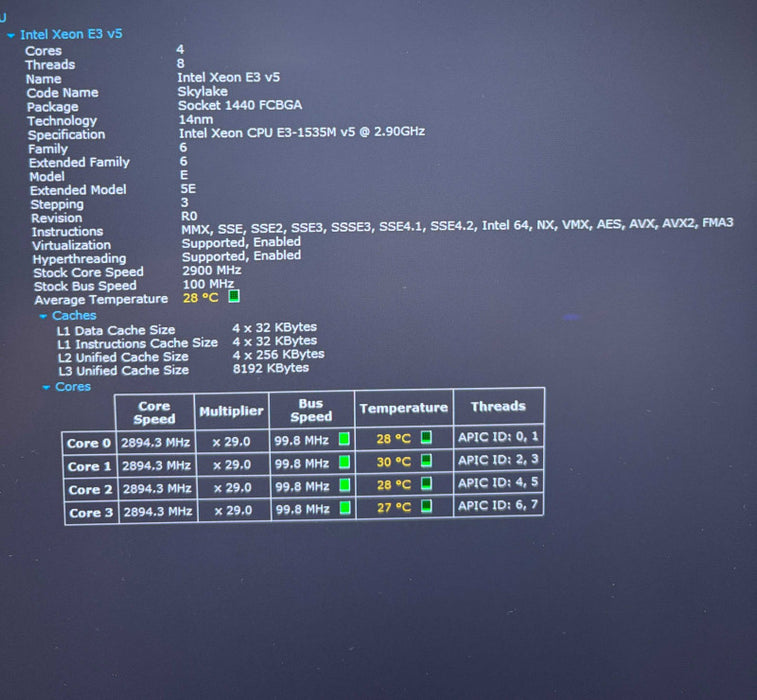 Dell Precision 7710 4K LCD Xeon E3-1535M Radeon R9 M390X 4GB GPU 32GB 512SSD  Lap200