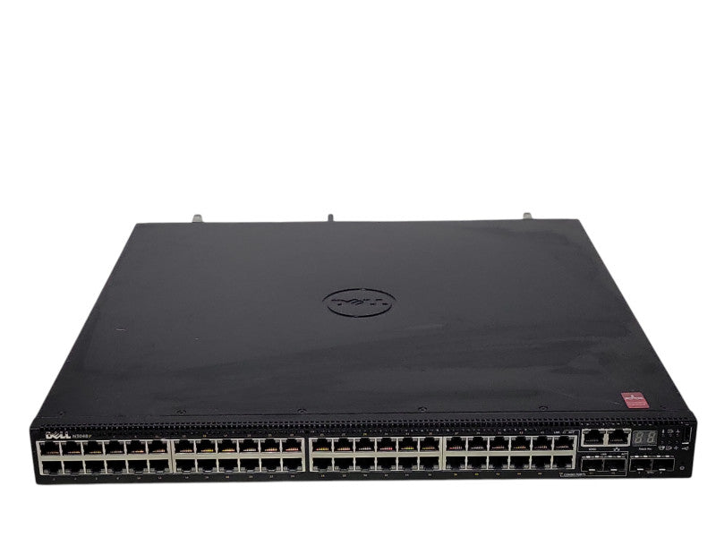 Dell Networking N3048P 48-Port PoE+ Network Switch w/ 2x Power Supplies, SEE _